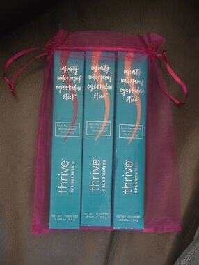 Three New Thrive Causemetics Infinity Waterproof Eyeshadow Sticks